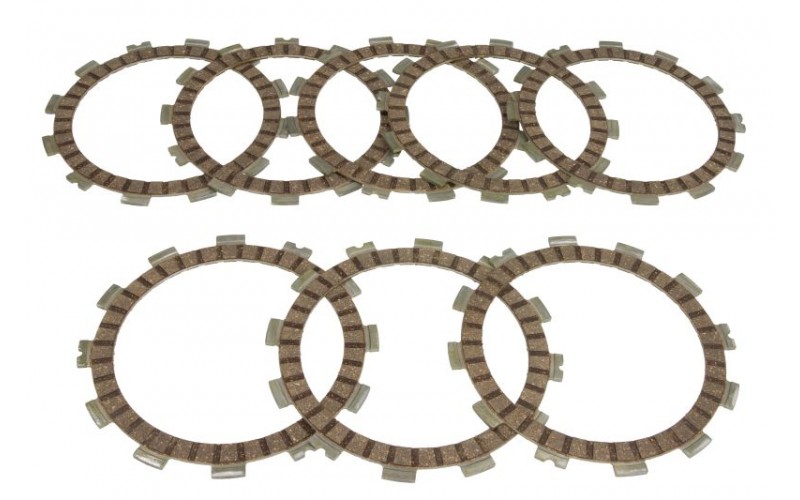 Диски сцепления фрикционные Lucas TRW для Suzuki GSF 600, Plate clutch MCC312-8 (21441-37430, 21441-28C10, 21441-37400, 21441-37410, 21441-37420, 21442-37401, 21441-16500, 21442-12D00)