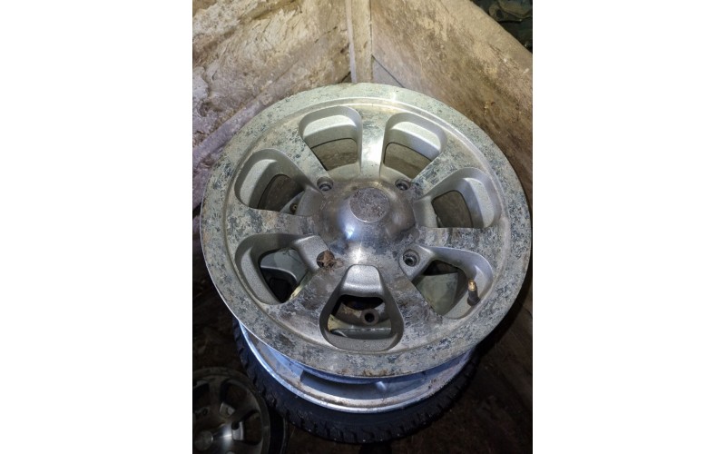 Диск колесный БУ 14x8 оригинал Polaris MRZR, RZR, Sportsman, Wheel Rim Alum 1521127